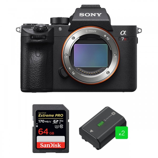 Sony ALPHA 7R III Body + SanDisk 64GB Extreme PRO UHS-I SDXC 170 MB/s + 2 Sony NP-FZ100|MCZ DIRECT
