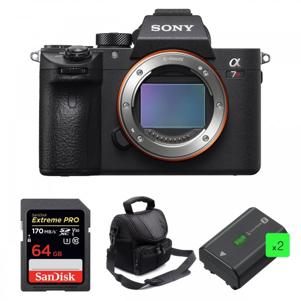 Sony ALPHA 7R III Body + SanDisk 64GB Extreme PRO UHS-I SDXC 170 MB/s + 2 Sony NP-FZ100 + Camera Bag|MCZ DIRECT