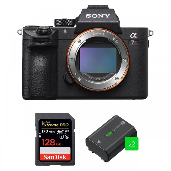 Sony A7R III Nu + SanDisk 128GB Extreme PRO UHS-I SDXC 170 MB/s + 2 Sony NP-FZ100 - Appareil Photo Hybride-1