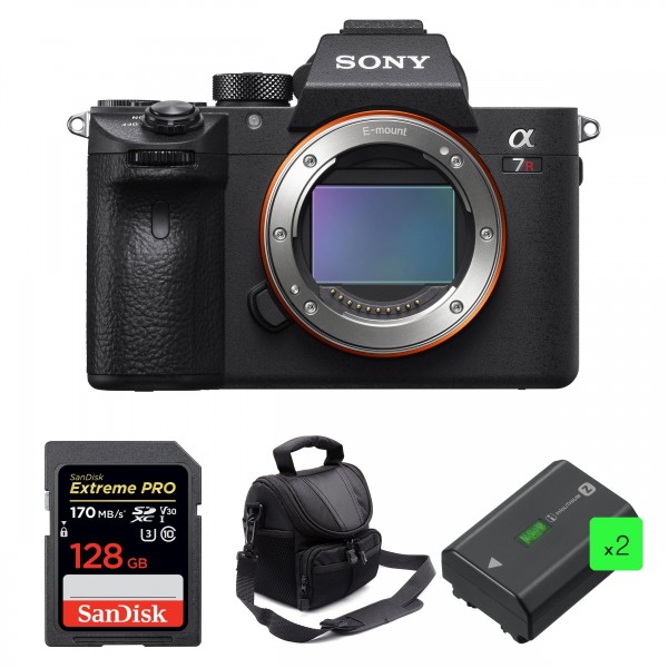 Sony ALPHA 7R III Body + SanDisk 128GB Extreme PRO UHS-I SDXC 170 MB/s + 2 Sony NP-FZ100 + Camera Bag|MCZ DIRECT