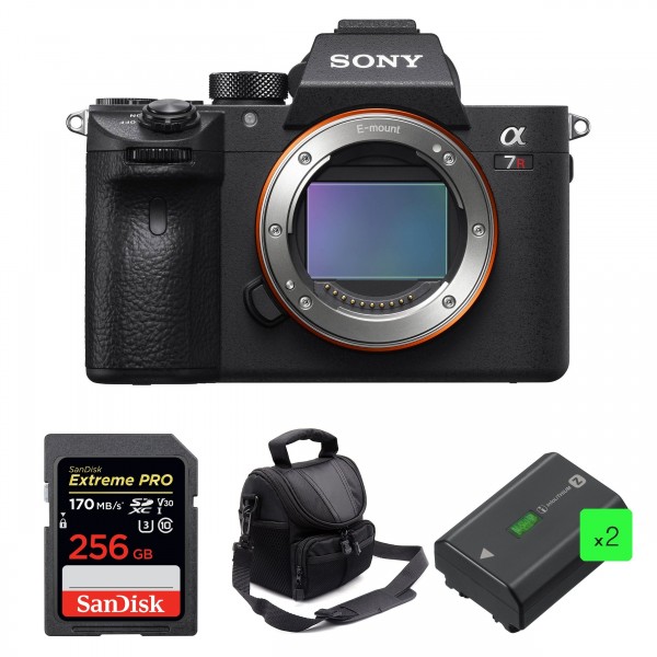 Sony ALPHA 7R III Body + SanDisk 256GB Extreme PRO UHS-I SDXC 170 MB/s + 2 Sony NP-FZ100 + Camera Bag Sony MIRRORLESS CAMERAS €1,742.00 MCZ DIRECT