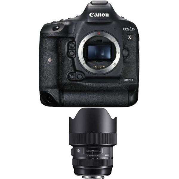 Appareil photo Reflex Canon 1DX Mark II + Sigma 14-24mm F2.8 DG HSM Art-1