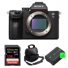 Sony A7 III Nu + SanDisk 128GB Extreme PRO UHS-I SDXC 170 MB/s + 2 Sony NP-FZ100 + Sac - Appareil Photo Hybride-1