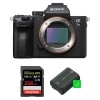 Sony A7 III Nu + SanDisk 256GB Extreme PRO UHS-I SDXC 170 MB/s + 2 Sony NP-FZ100 - Appareil Photo Hybride|MCZ DIRECT