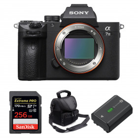 Sony Alpha 7 III Body + SanDisk 256GB Extreme PRO UHS-I SDXC 170 MB/s + Sony NP-FZ100 + Camera Bag-1