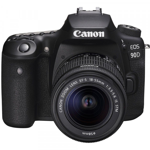 Appareil photo Reflex Canon 90D + 18-55mm F3.5-5.6 EF-S IS STM-2