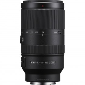 Sony E 70-350mm F4.5-6.3 G OSS - Vue principale Sony E 70-350mm F4.5-6.3 G OSS - Vue principale