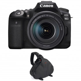 Canon EOS 90D + 18-135mm f/3.5-5.6 IS USM + Bag-1