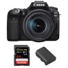 Canon EOS 90D + 18-135mm f/3.5-5.6 IS USM + SanDisk 64GB Extreme PRO UHS-I SDXC 170 MB/s + Canon LP-E6N|MCZ DIRECT