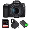 Canon 90D + 18-135mm IS USM + SanDisk 128GB Extreme PRO UHS-I SDXC 170 MB/s + 2 Canon LP-E6N + Sac - Appareil photo Reflex|MCZ DIRECT