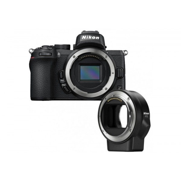 Appareil photo hybride Nikon Z50 Nu + Nikon FTZ-4