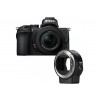 Appareil photo hybride Nikon Z50 + Nikon Z DX 16-50 mm F3.5-6.3 + Nikon FTZ-16