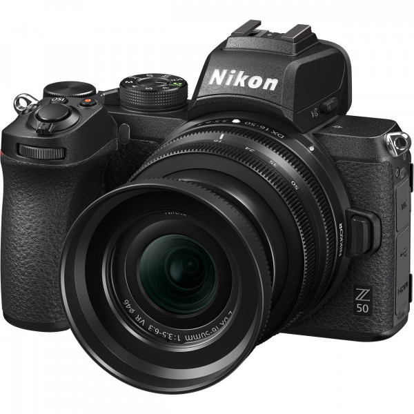 Cámara mirrorless Nikon Z50 + Nikon Z DX 16-50 mm f/3.5-6.3 + Nikon Z DX 50-250 mm f/4.5-6.3-3