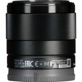 Sony FE 28mm F2 - Detail technique Sony FE 28mm F2 - Detail technique
