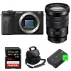 Sony ALPHA 6600 + E PZ 18-105mm f/4 G OSS + SanDisk 64GB Extreme PRO UHS-I 170 MB/s + 2 NP-FZ100 + Camera Bag|MCZ DIRECT