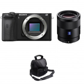 Appareil photo hybride Sony A6600 + Sony Sonnar T* FE 55mm F1.8 ZA + Sac-1