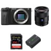Sony A6600 + Sony Sonnar T* FE 55mm F1.8 ZA + SanDisk 256GB Extreme PRO UHS-I SDXC 170 MB/s + NP-FZ100 - Appareil Photo Hybride|MCZ DIRECT