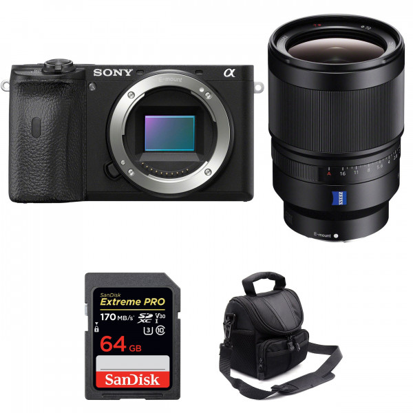 Sony ALPHA 6600 + Sony Distagon T* FE 35mm f/1.4 ZA + SanDisk 64GB Extreme PRO 170 MB/s + Camera Bag-1