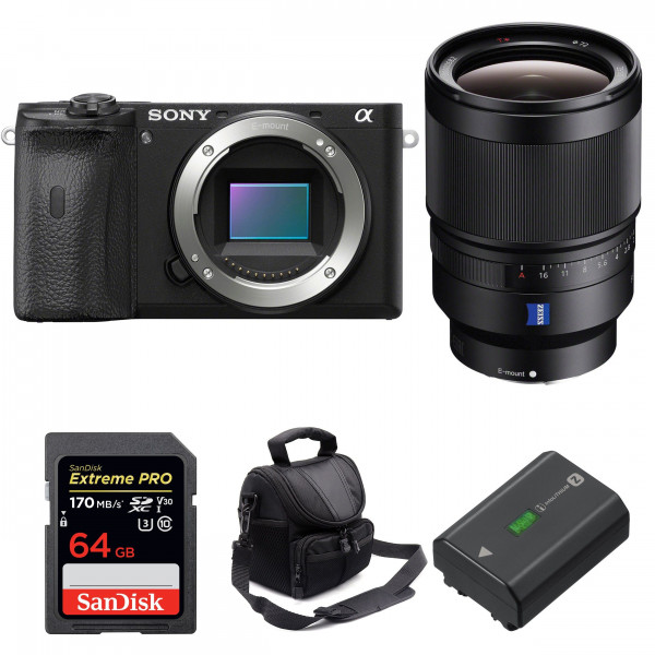 Sony ALPHA 6600 + Distagon T* FE 35mm f/1.4 ZA + SanDisk 64GB Extreme PRO 170 MB/s + NP-FZ100 + Camera Bag-1
