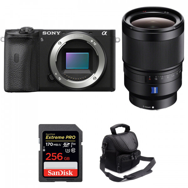 Sony ALPHA 6600 + Sony Distagon T* FE 35mm f/1.4 ZA + SanDisk 256GB Extreme PRO 170 MB/s + Camera Bag-1