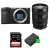 Sony A6600 + Sony E 16-55mm F2.8 G + SanDisk 128GB Extreme PRO UHS-I SDXC 170 MB/s + 2 Sony NP-FZ100 - Appareil Photo Hybride|MCZ DIRECT