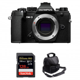Olympus OM-D E-M5 Mark III Black Body + SanDisk 128GB Extreme PRO UHS-I SDXC 170 MB/s + Bag-15