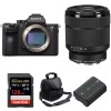 Sony A7R III + SEL FE 28-70 mm F3,5-5,6 OSS + SanDisk 128GB Extreme PRO 170 MB/s + NP-FZ100 + Sac - Appareil Photo Hybride|MCZ DIRECT