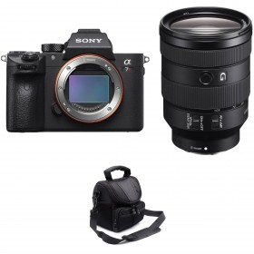 Appareil photo hybride Sony A7R III + FE 24-105mm F4 G OSS + Sac-1