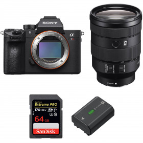 Sony ALPHA 7R III + FE 24-105 mm F4 G OSS + SanDisk 64GB Extreme PRO UHS-I 170 MB/s + Sony NP-FZ100-1