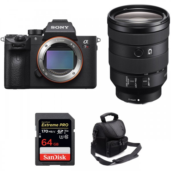 Sony ALPHA 7R III + FE 24-105 mm F4 G OSS + SanDisk 64GB Extreme PRO 170 MB/s + Bag Sony MIRRORLESS CAMERAS €2,293.00 MCZ DIRECT
