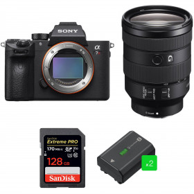 Sony ALPHA 7R III + FE 24-105 mm F4 G OSS + SanDisk 128GB Extreme PRO UHS-I 170 MB/s + 2 Sony NP-FZ100-1