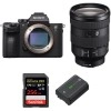 Sony A7R III + FE 24-105 mm F4 G OSS + SanDisk 256GB Extreme PRO UHS-I 170 MB/s + Sony NP-FZ100 - Appareil Photo Hybride|MCZ DIRECT