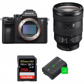 Sony ALPHA 7R III + FE 24-105 mm F4 G OSS + SanDisk 256GB Extreme PRO UHS-I 170 MB/s + 2 Sony NP-FZ100-1