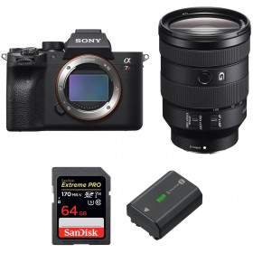 Sony A7R IV + FE 24-105 mm F4 G OSS + SanDisk 64GB Extreme PRO UHS-I SDXC 170 MB/s + Sony NP-FZ100 - Appareil Photo Hybride-1