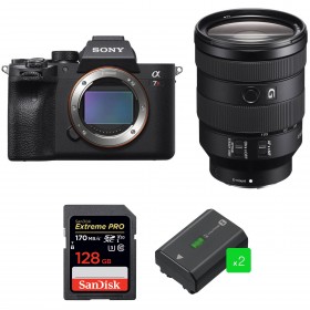 Sony A7R IV + FE 24-105 mm F4 G OSS + SanDisk 128GB Extreme PRO UHS-I SDXC 170 MB/s + 2 Sony NP-FZ100 - Appareil Photo Hybride-1