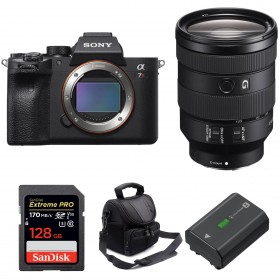 Sony A7R IV + FE 24-105 mm F4 G OSS + SanDisk 128GB Extreme PRO 170 MB/s + Sony NP-FZ100 + Sac - Appareil Photo Hybride-1