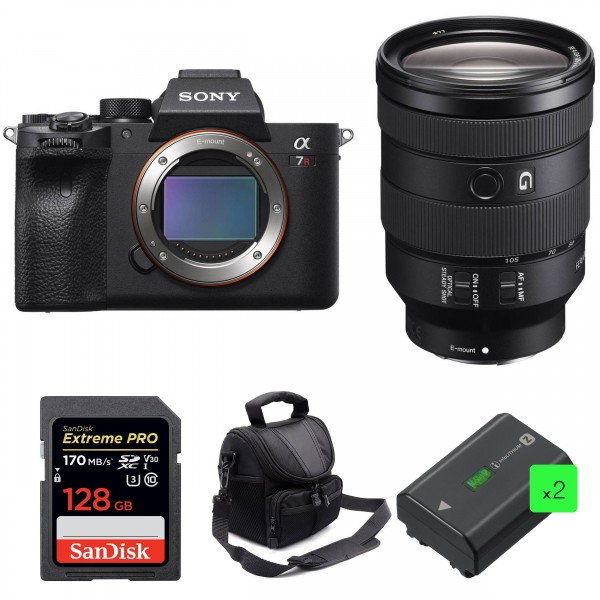 Sony Alpha 7R IV + FE 24-105 mm F4 G OSS + SanDisk 128GB Extreme PRO 170 MB/s + 2 Sony NP-FZ100 + Bag - Mirrorless camera-1
