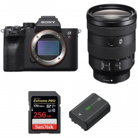 Sony A7R IV + FE 24-105 mm F4 G OSS + SanDisk 256GB Extreme PRO UHS-I SDXC 170 MB/s + Sony NP-FZ100 - Appareil Photo Hybride-1