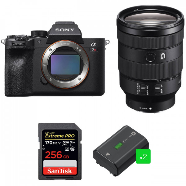 Sony Alpha 7R IV + FE 24-105 mm F4 G OSS + SanDisk 256GB Extreme PRO UHS-I SDXC 170 MB/s + 2 Sony NP-FZ100 - Mirrorless camera-1
