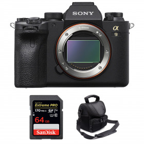 Sony A9 II Cuerpo + SanDisk 64GB Extreme PRO UHS-I SDXC 170 MB/s + Bolsa - Cámara mirrorless-1