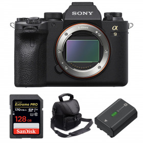 Sony A9 II Cuerpo + SanDisk 128GB Extreme PRO UHS-I SDXC 170 MB/s + Sony NP-FZ100 + Bolsa - Cámara mirrorless-1
