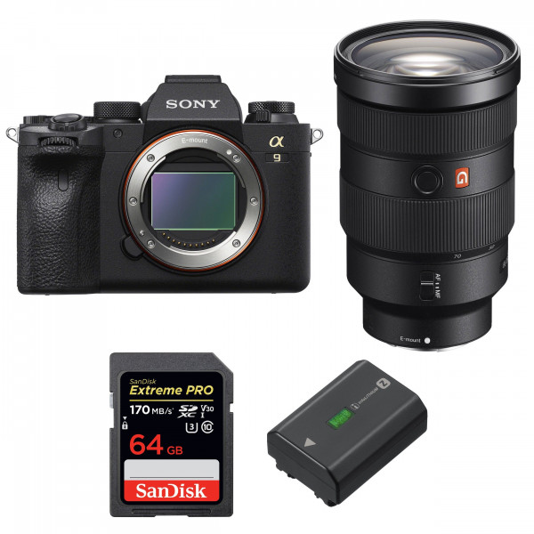 Sony A9 II + FE 24-70mm F2.8 GM + SanDisk 64GB Extreme PRO UHS-I SDXC 170 MB/s + Sony NP-FZ100 - Appareil Photo Hybride-1