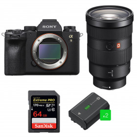 Sony Alpha 9 II + FE 24-70mm f/2.8 GM + SanDisk 64GB Extreme PRO UHS-I SDXC 170 MB/s + 2 Sony NP-FZ100 - Mirrorless camera-1