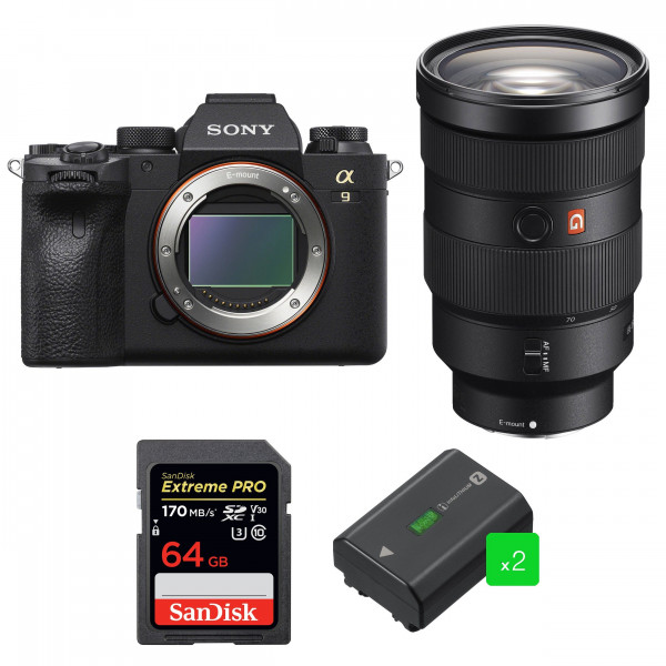 Sony A9 II + FE 24-70mm F2.8 GM + SanDisk 64GB Extreme PRO UHS-I SDXC 170 MB/s + 2 Sony NP-FZ100 - Appareil Photo Hybride-1