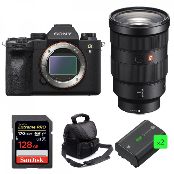 Sony Alpha 9 II + FE 24-70mm f/2.8 GM + SanDisk 128GB Extreme PRO 170 MB/s + 2 Sony NP-FZ100 + Bag - Mirrorless camera-1