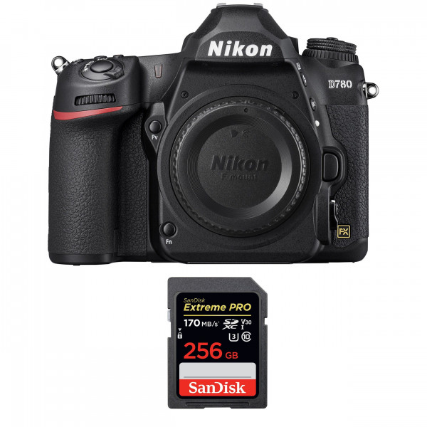 Nikon D780 Body + SanDisk 256GB Extreme PRO UHS-I SDXC 170 MB/s-1