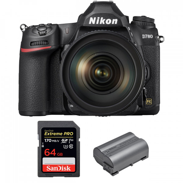 Nikon D780 + 24-120mm f/4G ED VR + SanDisk 64GB Extreme PRO UHS-I SDXC 170 MB/s + Nikon EN-EL15b - Cámara reflex-1