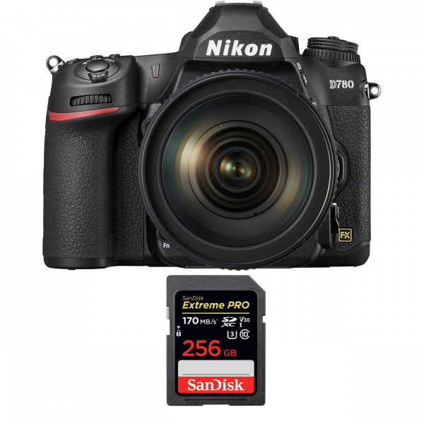 Nikon D780 + 24-120mm f/4G ED VR + SanDisk 256GB Extreme PRO UHS-I SDXC 170 MB/s-1