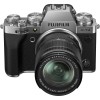 Appareil photo hybride Fujifilm XT4 Silver + XF 18-55mm F2.8-4 R LM OIS-2