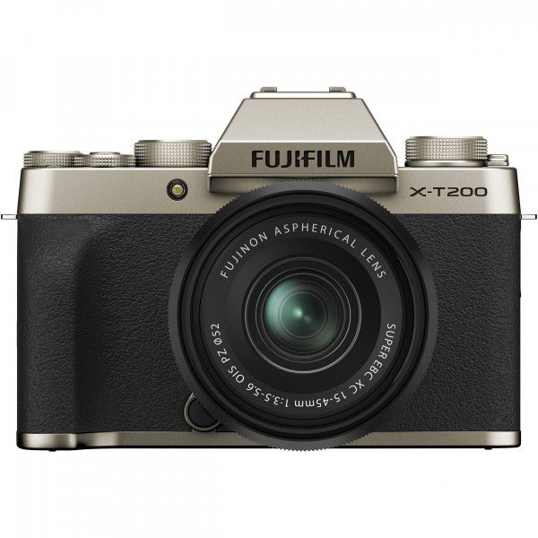 Appareil photo hybride Fujifilm XT200 + XC 15-45mm F3.5-5.6 OIS PZ Gold-11